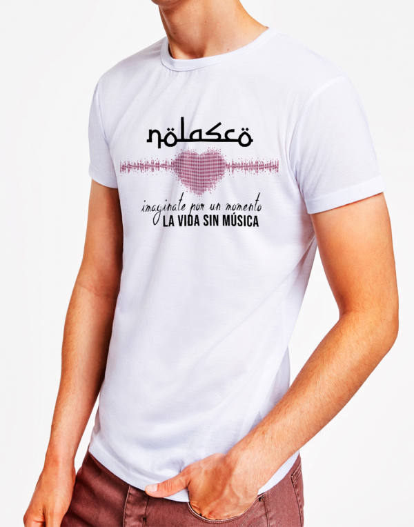 Camiseta – La vida sin música