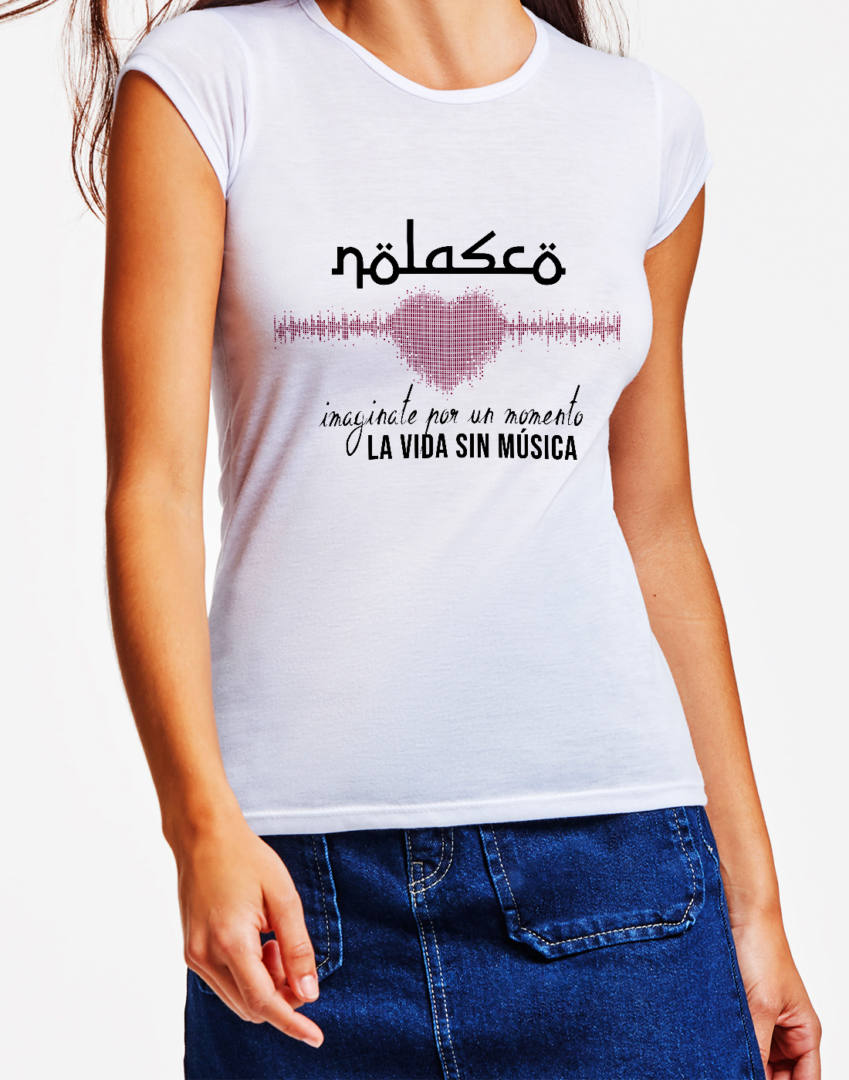 Camiseta – La vida sin música